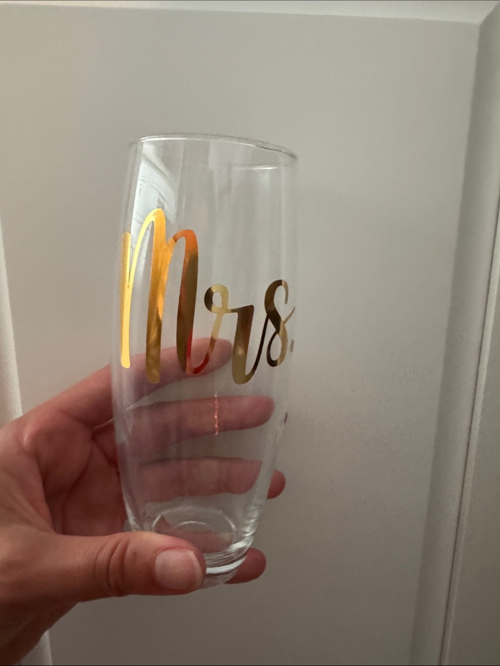 Mrs Glass Champagne Flute